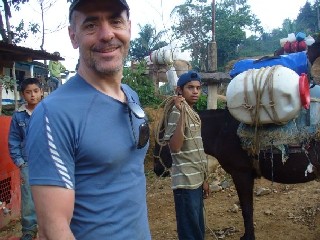 chargement des mules à Tepepa